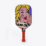 ARTI 16mm T700 Carbon Fiber Kristen & Kristy "GAME ON" Pickleball Paddle