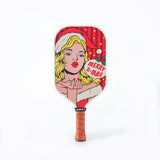 ARTI 16mm T700 Carbon Fiber Kristen & Kristy "X-MAS" Pickleball Paddle