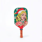 ARTI 16mm T700 Carbon Fiber Kristen & Kristy "Happy Holidays" Pickleball Paddle