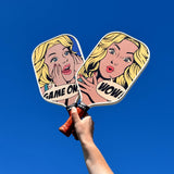 ARTI 16mm T700 Carbon Fiber Kristen & Kristy "GAME ON" Pickleball Paddle