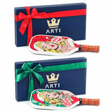 ARTI 16mm T700 Carbon Fiber Kristen & Kristy "Happy Holidays" Pickleball Paddle