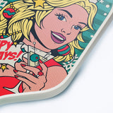 ARTI 16mm T700 Carbon Fiber Kristen & Kristy "Happy Holidays" Pickleball Paddle
