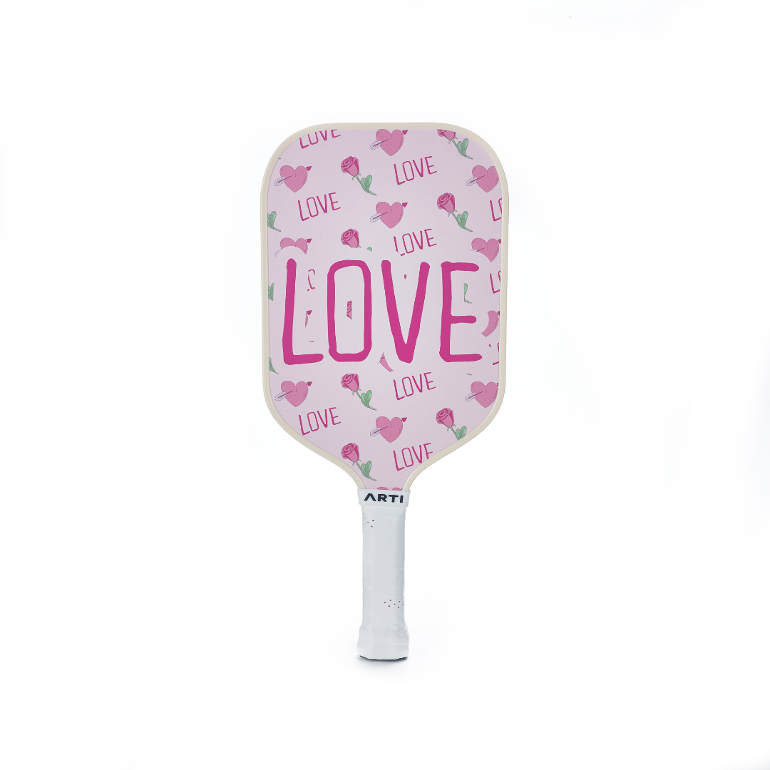 ARTI Fiberglass "Love & Kiss" Pickleball Paddle Set
