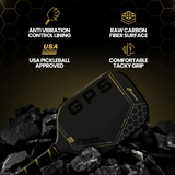 Gold Pro Control T700 (16mm) Raw Carbon Fiber Weave Grit