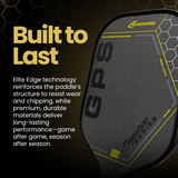Gold Pro Power T800 Power (16mm) Raw Carbon Fiber Weave Grit