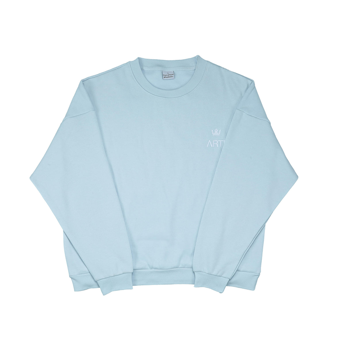 ARTI “Are We There Yet?” Crewneck — Baby Blue