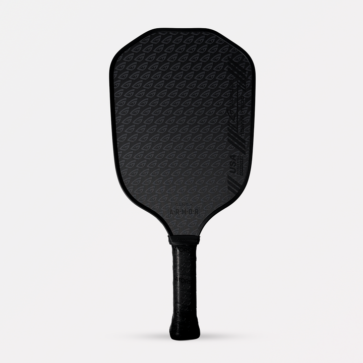GatorStrike A.R.M.O.R Blackout — 15mm Raw Carbon Spin Pickleball Paddle