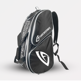 GatorStrike World Tour II black and white pickleball backpack, front angle